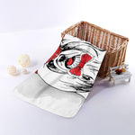 Red Cap Yorkshire Terrier Print Towel