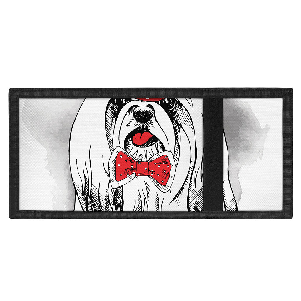 Red Cap Yorkshire Terrier Print Trifold Wallet