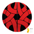 Red Celtic Knot Print Basketball