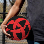 Red Celtic Knot Print Basketball