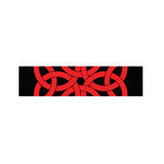 Red Celtic Knot Print Bed Runner