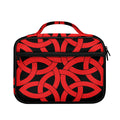 Red Celtic Knot Print Briefcase Bible Bag