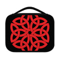 Red Celtic Knot Print Classic Bible Case