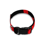 Red Celtic Knot Print Dog Collar
