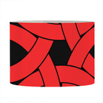 Red Celtic Knot Print Drum Lamp Shade