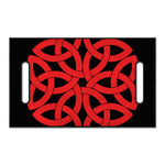 Red Celtic Knot Print Golf Cart Seat Cover