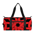 Red Celtic Knot Print Gym Bag