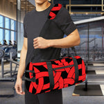 Red Celtic Knot Print Gym Bag
