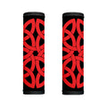 Red Celtic Knot Print Handle Covers