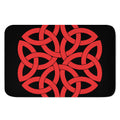 Red Celtic Knot Print Indoor Door Mat