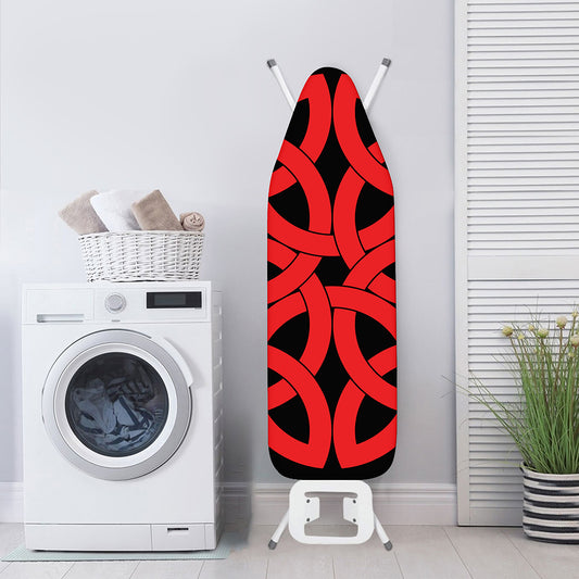 Red Celtic Knot Print Ironing Board Cover