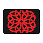 Red Celtic Knot Print Kitchen Mat