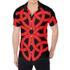 Red Celtic Knot Print Men's Shirt