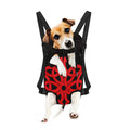 Red Celtic Knot Print Pet Carrier Backpack