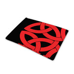 Red Celtic Knot Print Pet Cooling Mat Cover