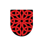 Red Celtic Knot Print Toilet Lid Cover