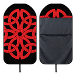 Red Celtic Knot Print Waterproof Car Seat Cover