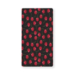 Red Cherry Pattern Print Baby Crib Sheet