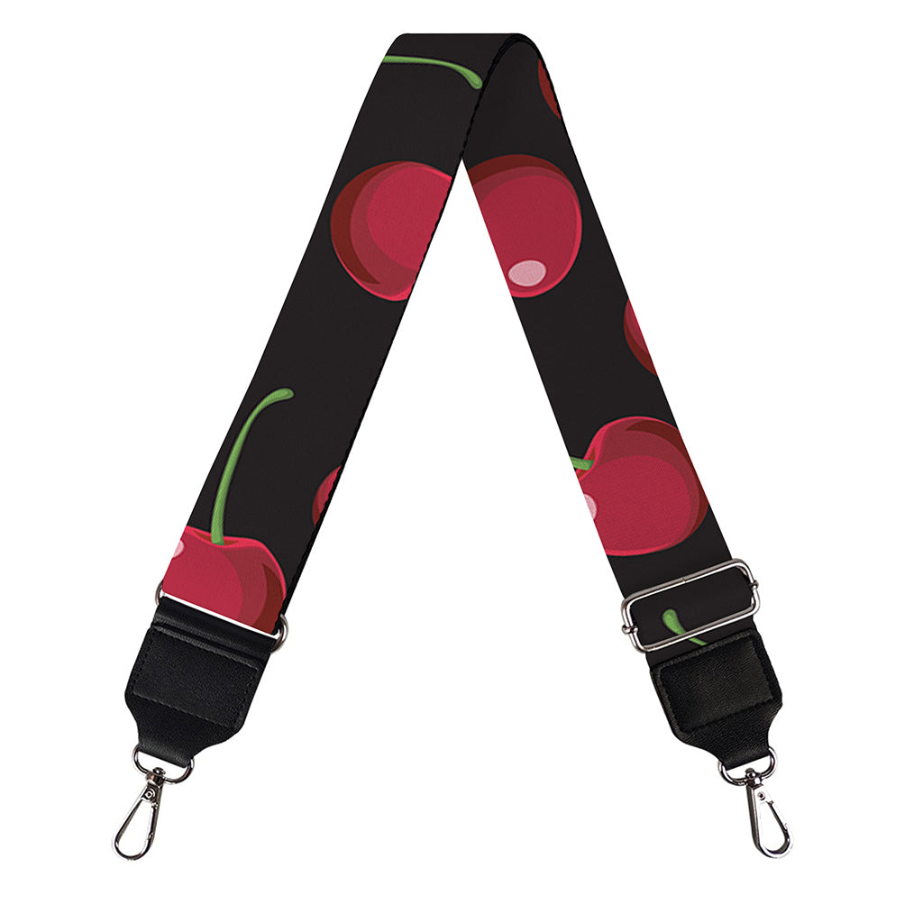 Red Cherry Pattern Print Bag Strap