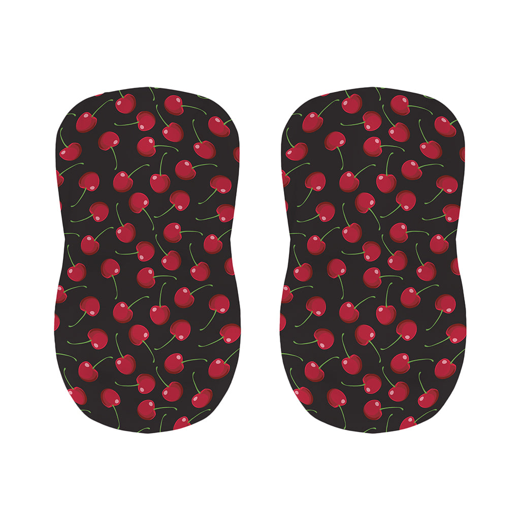 Red Cherry Pattern Print Bar Stool Covers