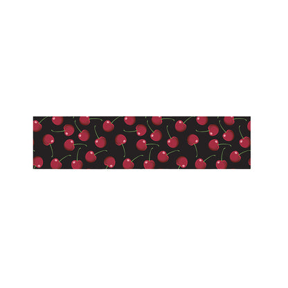 Red Cherry Pattern Print Bed Runner