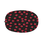 Red Cherry Pattern Print Car Side Mirror Covers