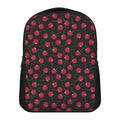 Red Cherry Pattern Print Casual Backpack