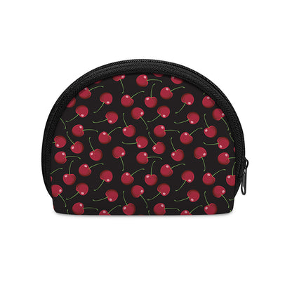 Red Cherry Pattern Print Coin Purse