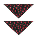 Red Cherry Pattern Print Dog Bandana