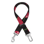 Red Cherry Pattern Print Dog Seat Belt