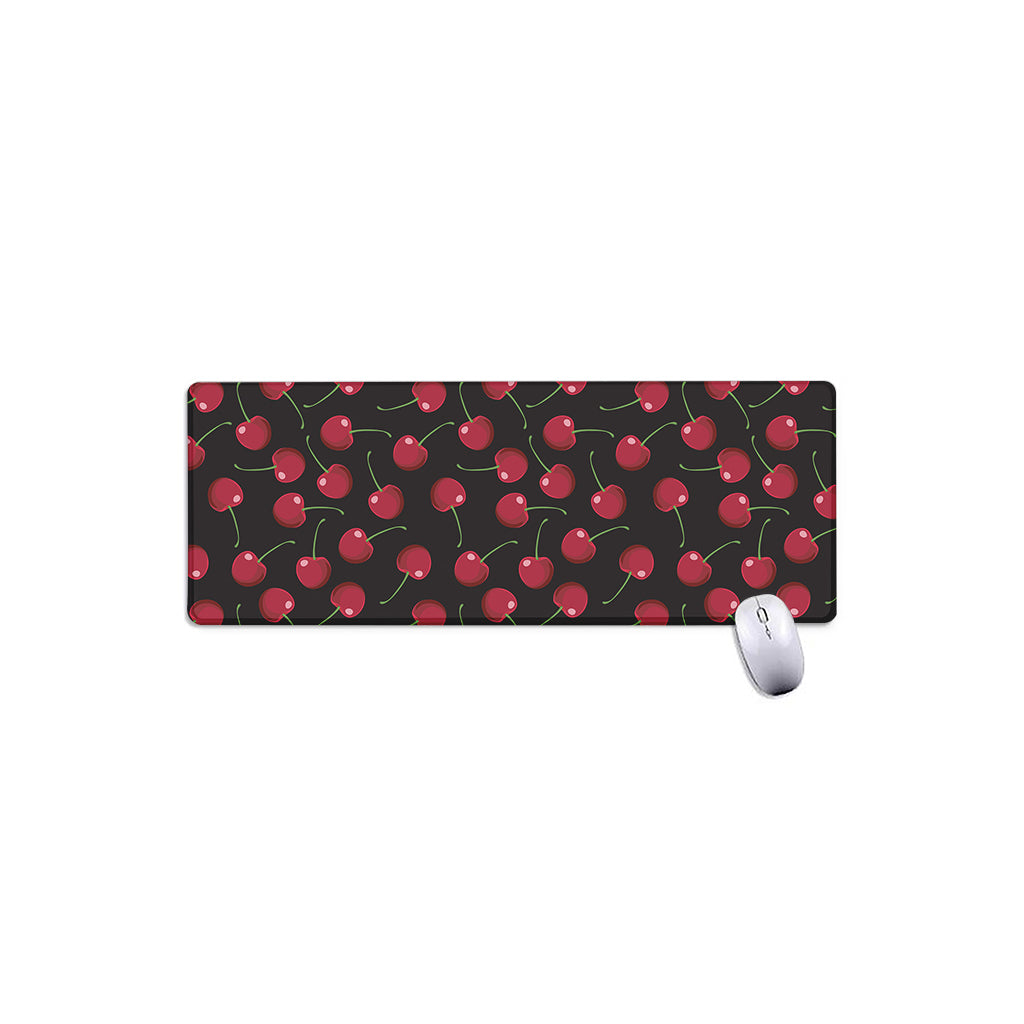 Red Cherry Pattern Print Extended Mouse Pad