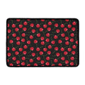 Red Cherry Pattern Print Kitchen Mat