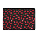 Red Cherry Pattern Print Kitchen Mat