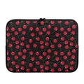Red Cherry Pattern Print Laptop Sleeve