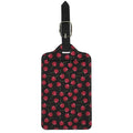 Red Cherry Pattern Print Luggage Tag