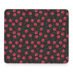 Red Cherry Pattern Print Mouse Pad