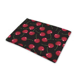 Red Cherry Pattern Print Pet Cooling Mat Cover