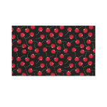 Red Cherry Pattern Print Polyester Flag