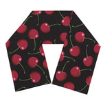 Red Cherry Pattern Print Scarf
