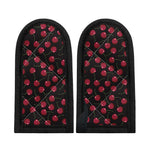 Red Cherry Pattern Print Skillet Handle Cover