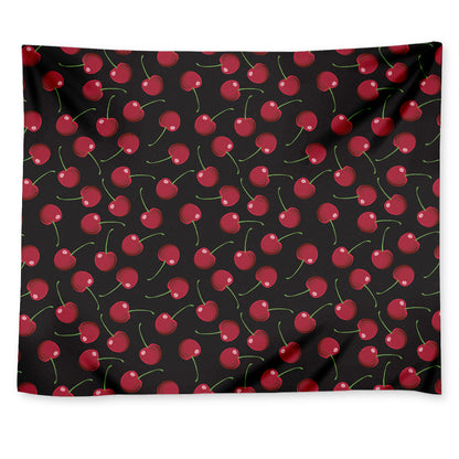 Red Cherry Pattern Print Tapestry