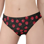 Red Cherry Pattern Print Women's Panties