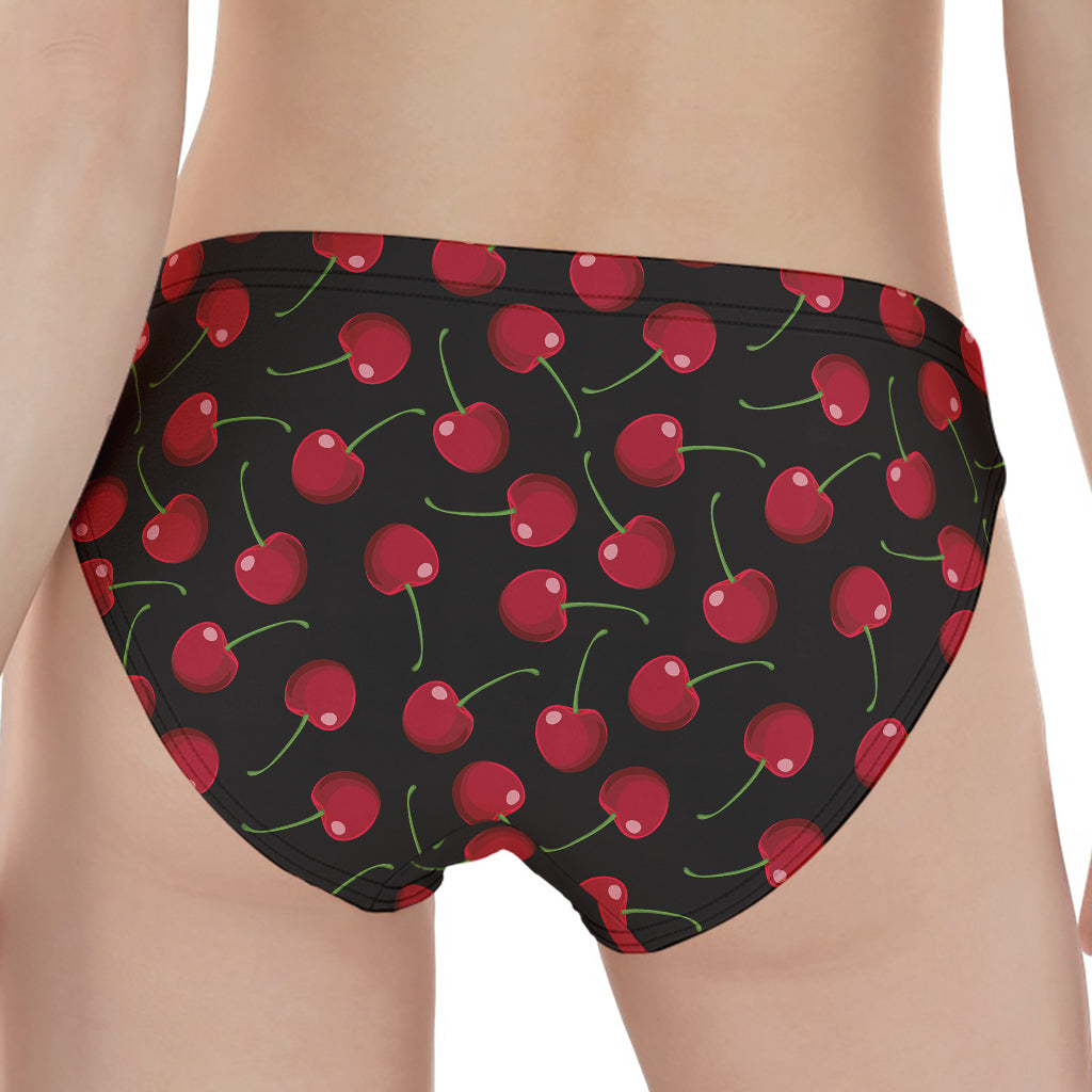 Red Cherry Pattern Print Women's Panties