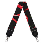 Red Chili Peppers Pattern Print Bag Strap