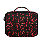Red Chili Peppers Pattern Print Briefcase Bible Bag