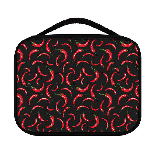 Red Chili Peppers Pattern Print Classic Bible Case