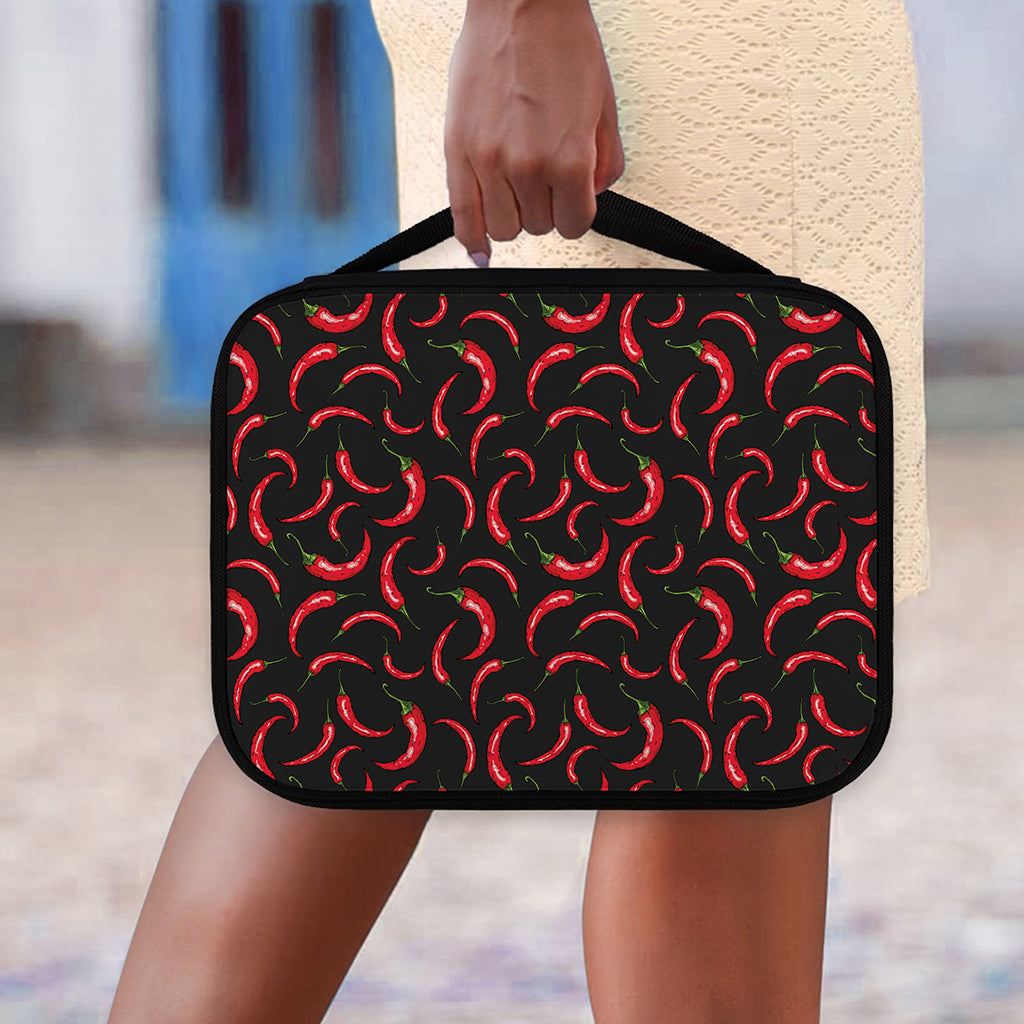 Red Chili Peppers Pattern Print Classic Bible Case