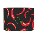 Red Chili Peppers Pattern Print Drum Lamp Shade