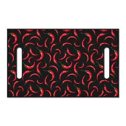 Red Chili Peppers Pattern Print Golf Cart Seat Cover