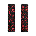Red Chili Peppers Pattern Print Handle Covers